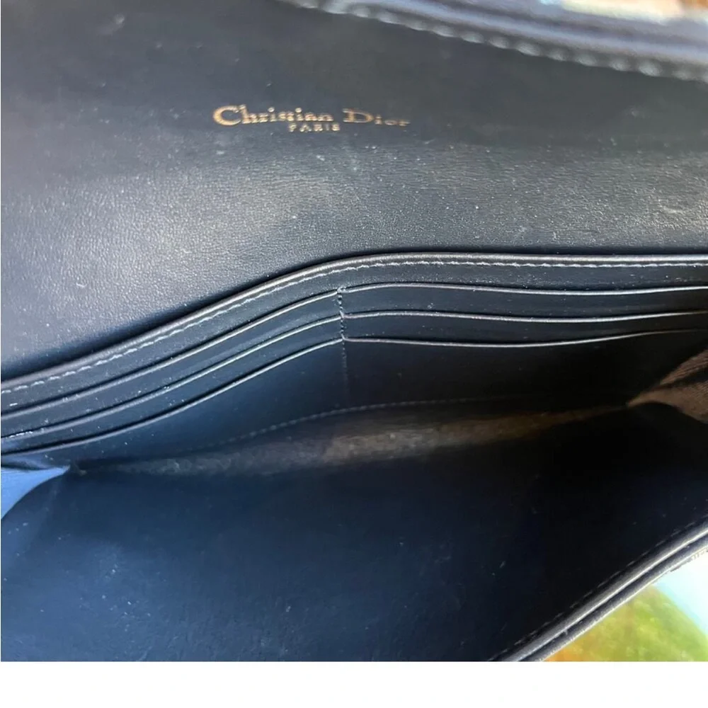 Dior Oblique Saddle Crossbody Bag/Wallet on Chain - Picture 13 of 15